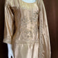 Designer Satin Sharara Suit for Festive and Wedding Occasions
