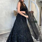 Designer Sequin Dori Work Net Lehenga Set for Wedding and Reception