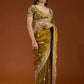 Designer Sequin Zari Embroidered Chiffon Saree