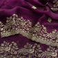 Designer Sequin Zari Embroidered Chiffon Saree