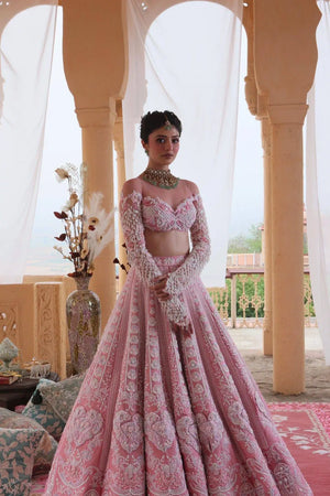 Designer Sequins Lehenga Choli for Wedding and Reception Occasions