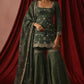 Designer Silk Sharara Suit Set for Festive and Wedding Wear