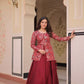 Designer Simmer Vichitra Lehenga with Jacquard Blouse | Full-Stitched Party & Wedding Wear – Purple & Maroon