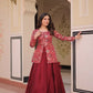 Designer Simmer Vichitra Lehenga with Jacquard Blouse | Full-Stitched Party & Wedding Wear – Purple & Maroon