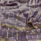 Designer Soft Space Silk Saree with Sequence Embroidery Work & Matching Blouse