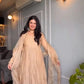 Designer Star Georgette Gown Set with Twill Net Dupatta