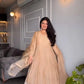 Designer Star Georgette Gown Set with Twill Net Dupatta