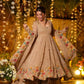 Designer Tabby Organza Embroidered Anarkali Suit with Dupatta