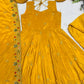 Designer Tabby Organza Embroidered Anarkali Suit with Dupatta