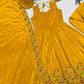 Designer Tabby Organza Embroidered Anarkali Suit with Dupatta