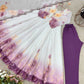 Designer Tabby Organza Embroidered Gown Set with Dupatta