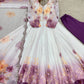 Designer Tabby Organza Embroidered Gown Set with Dupatta