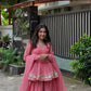 Designer Tabby Organza Sharara Suit Set with Dupatta