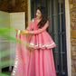 Designer Tabby Organza Sharara Suit Set with Dupatta