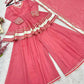 Designer Tabby Organza Sharara Suit Set with Dupatta