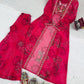 Designer Tibby Silk Shrug, Blouse & Sharara Set | Embroidered & Printed 3-Piece Stitched Outfit