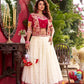 Designer Vichitra Lehenga Choli with Embroidered Koti for Wedding and Festive Wear