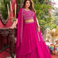 Designer Vichitra Silk Embroidered Lehenga Choli Set for Wedding and Festive Wear