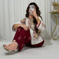 Designer White Embroidered Palazzo Suit Set for Festive and Family Functions