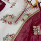 Designer White Embroidered Palazzo Suit Set for Festive and Family Functions