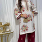 Designer White Embroidered Palazzo Suit Set for Festive and Family Functions