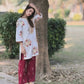 Designer White Embroidered Palazzo Suit Set for Festive and Family Functions