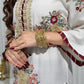 Designer White Embroidered Palazzo Suit Set for Festive and Family Functions