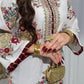 Designer White Embroidered Palazzo Suit Set for Festive and Family Functions