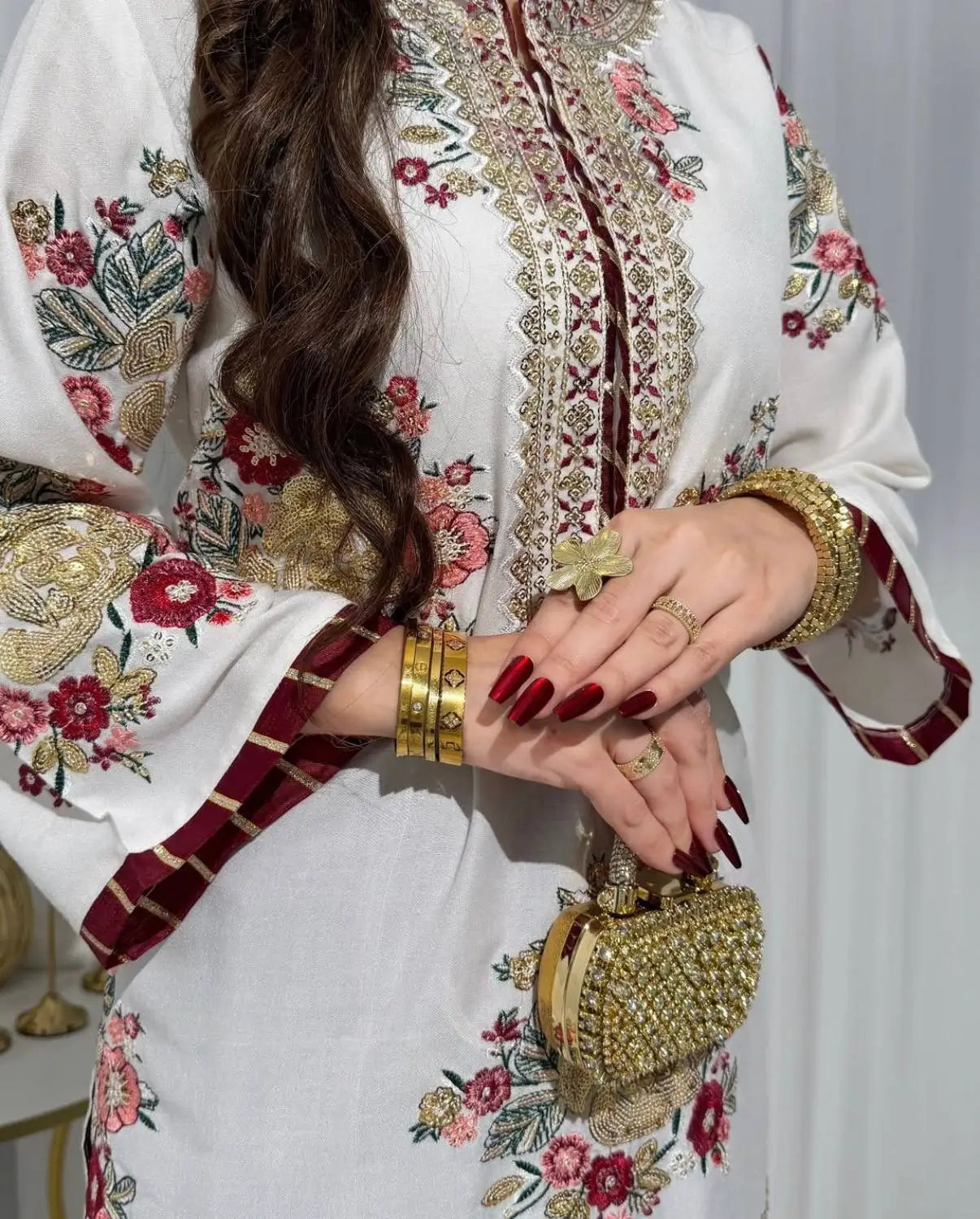 Designer White Embroidered Palazzo Suit Set for Festive and Family Functions