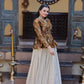 Designer soft white Lehenga with Long peplum blouse for Festive Occasions
