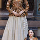 Designer soft white Lehenga with Long peplum blouse for Festive Occasions