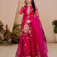 Diamond Georgette Embroidered Sharara Set with Dupatta