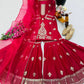 Diamond Georgette Embroidered Sharara Set with Dupatta