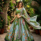 Digital Floral Print Lehenga
