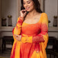 Digital Print Georgette Anarkali Set
