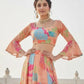 Digital Print Georgette Lehenga Choli Set
