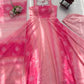 Digital Print Georgette Mirror Work Anarkali Set
