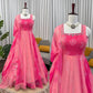 Digital Print Georgette Mirror Work Anarkali Set