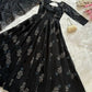 Digital Printed Cotton Anarkali Gown with Dupatta