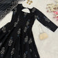 Digital Printed Cotton Anarkali Gown with Dupatta