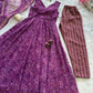 Digital Printed Cotton Anarkali Suit with Dupatta