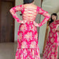 Digital Printed Georgette Kurta Sharara Set with Dupatta