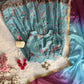 Digital Printed Organza Silk Anarkali Gown Set