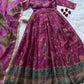 Digital Printed Organza Silk Anarkali Gown Set