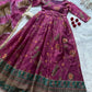 Digital Printed Organza Silk Anarkali Gown Set