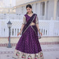 Dola Silk Meena Weaving Lehenga Set with Dupatta