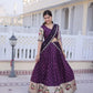 Dola Silk Meena Weaving Lehenga Set with Dupatta