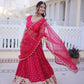 Dola Silk Meena Weaving Lehenga Set with Dupatta