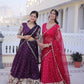 Dola Silk Meena Weaving Lehenga Set with Dupatta
