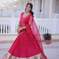 Dola Silk Meena Weaving Lehenga Set with Dupatta
